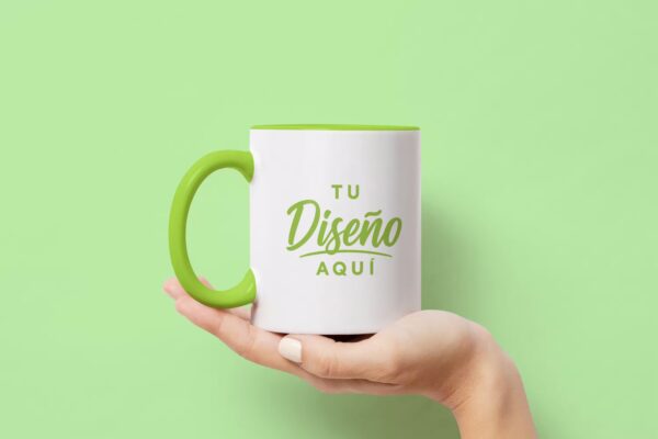 Taza verde claro
