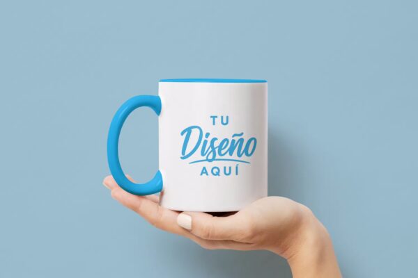 Taza azul